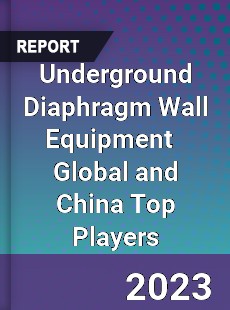 Underground Diaphragm Wall Equipment Global and China Top Players Market