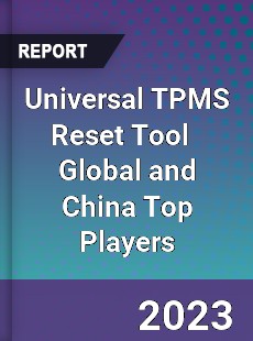 Universal TPMS Reset Tool Global and China Top Players Market