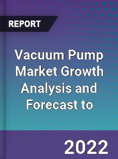 Vacuum Pump Market Growth Analysis and Forecast to