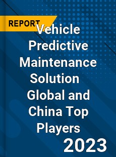 Vehicle Predictive Maintenance Solution Global and China Top Players Market