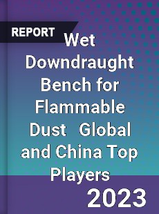 Wet Downdraught Bench for Flammable Dust Global and China Top Players Market