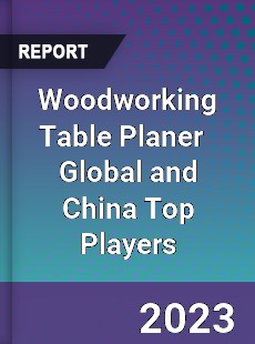 Woodworking Table Planer Global and China Top Players Market