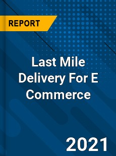 Worldwide Last Mile Delivery For E Commerce Market