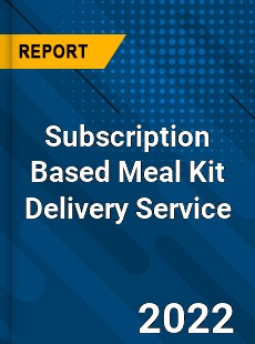 Worldwide Subscription Based Meal Kit Delivery Service Market