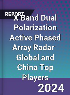 X Band Dual Polarization Active Phased Array Radar Global and China Top Players Market